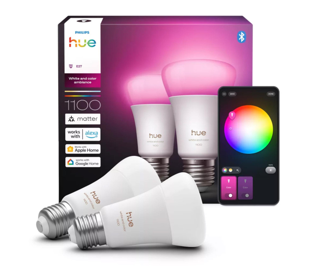 Philips Hue Inteligentna żarówka White Color Ambiance A60 E27 - 1100lm ( - 1490238 - zdjęcie 3